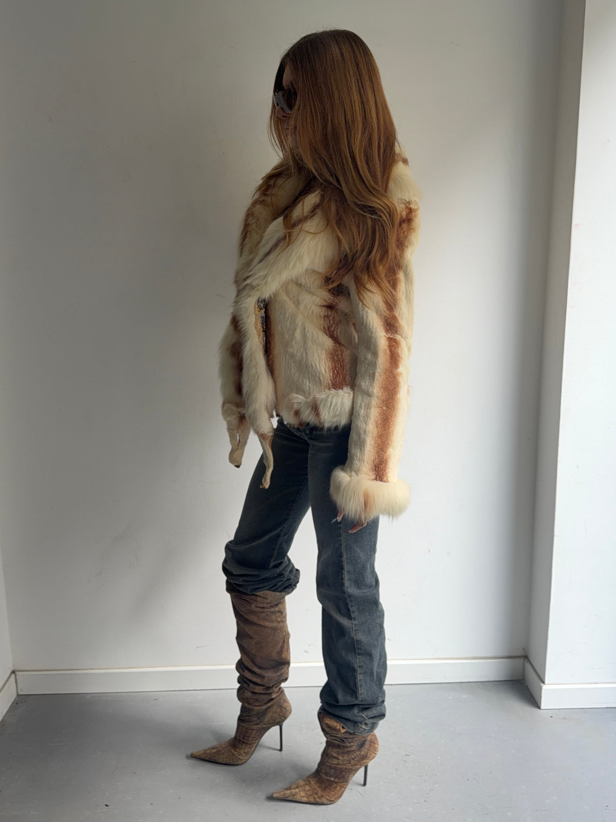 real fur coat