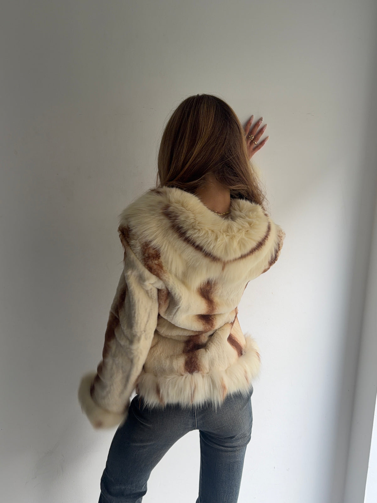 real fur coat