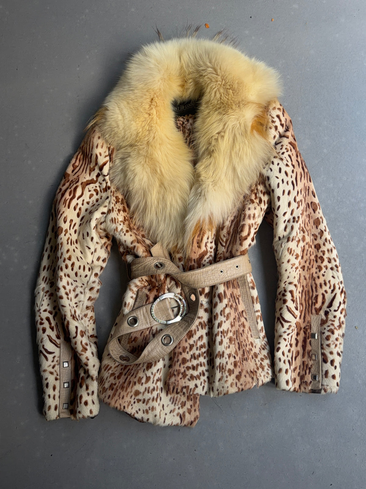 real fur coat
