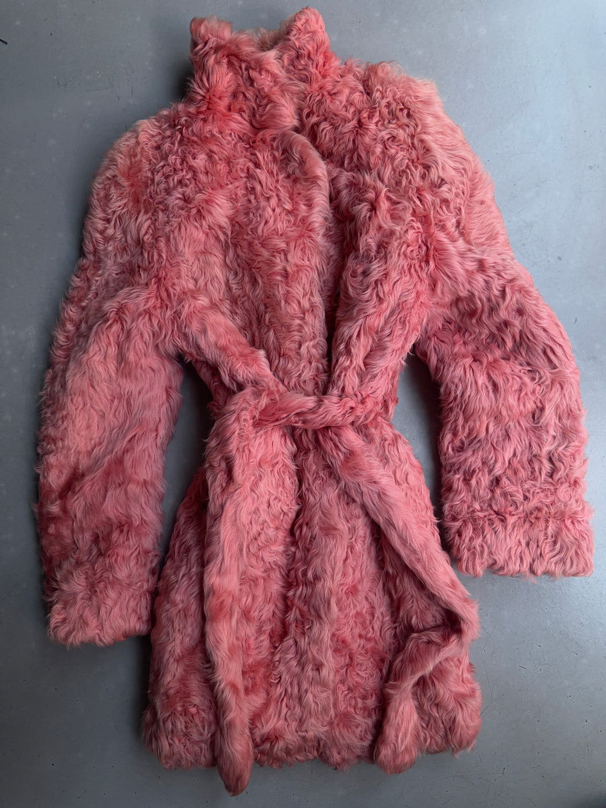 real fur coat