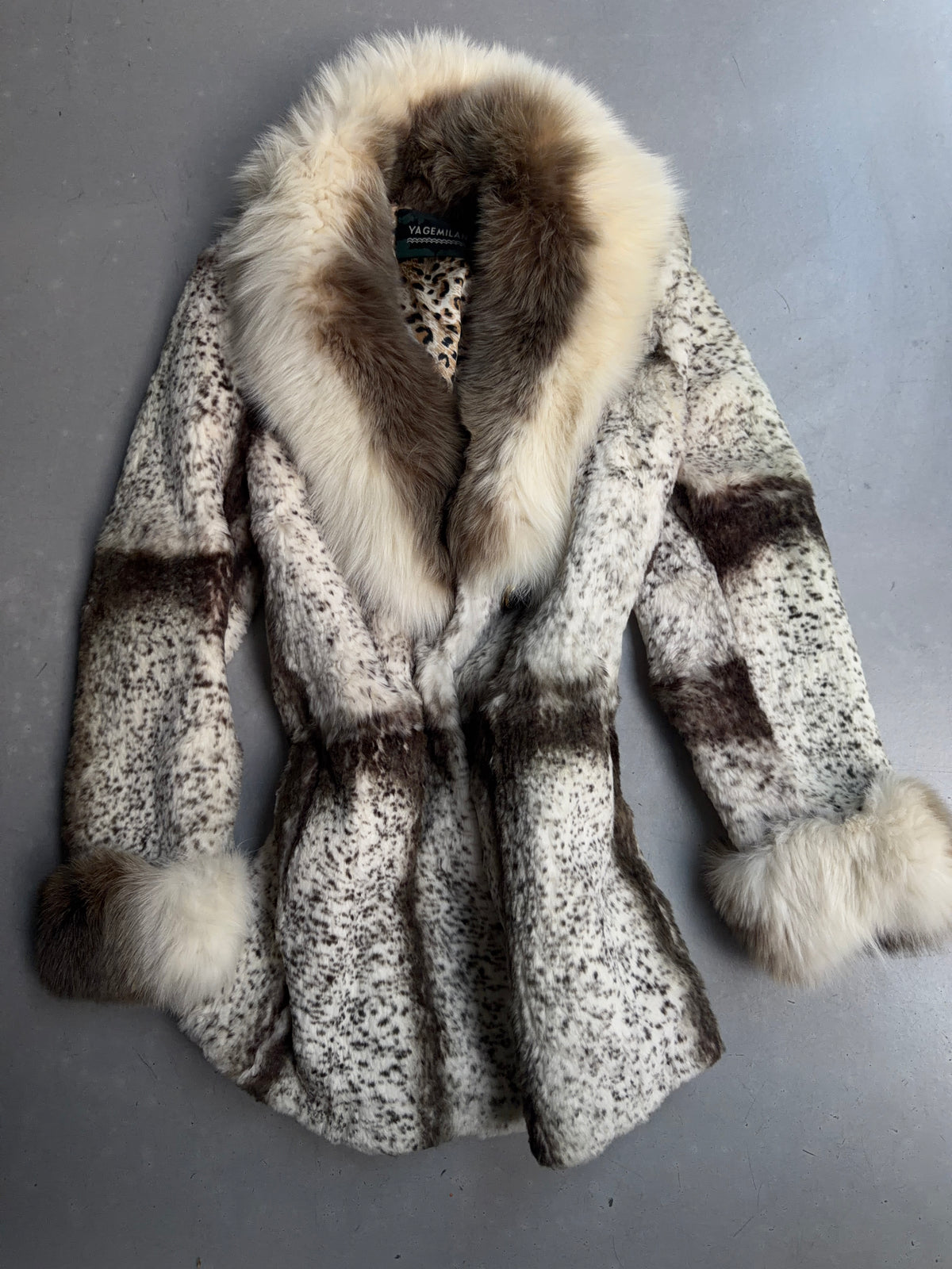 real fur coat