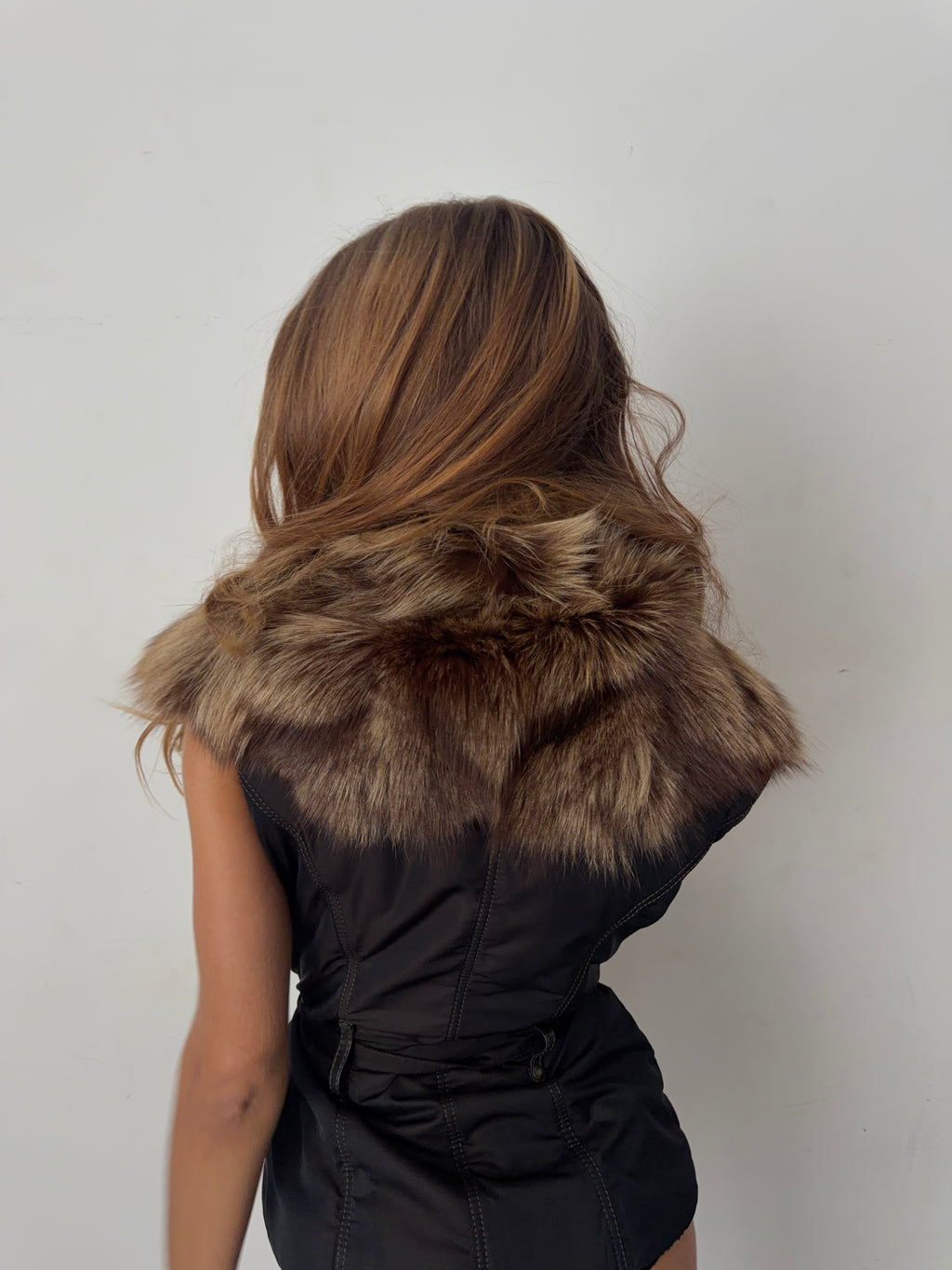 real fur vest