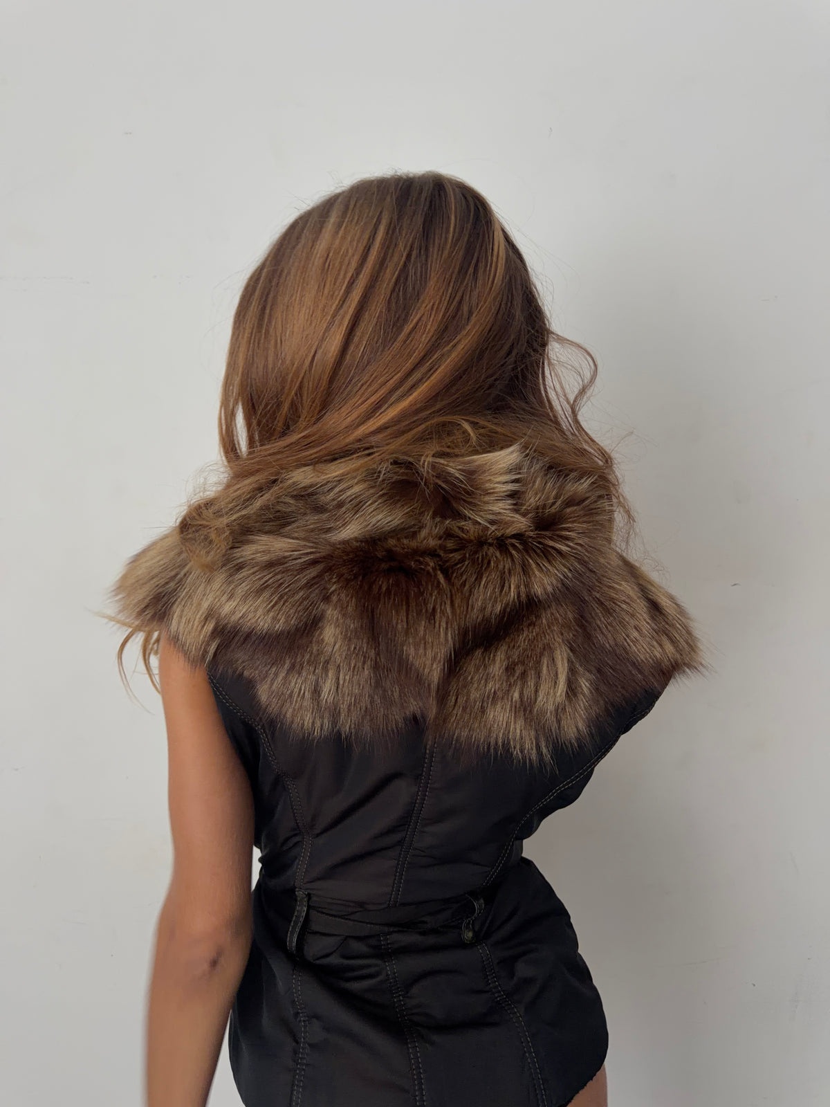 real fur vest