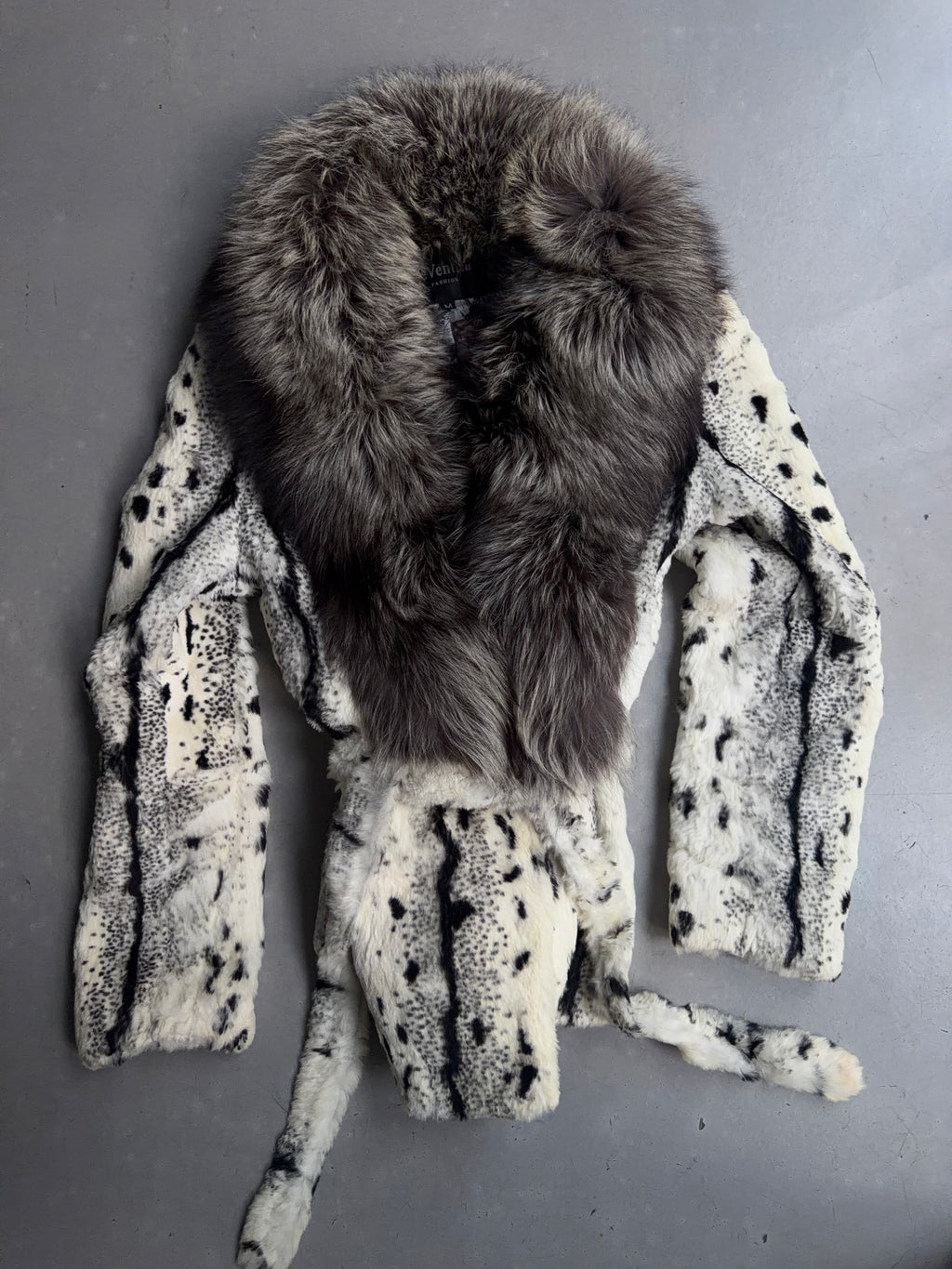 real fur coat