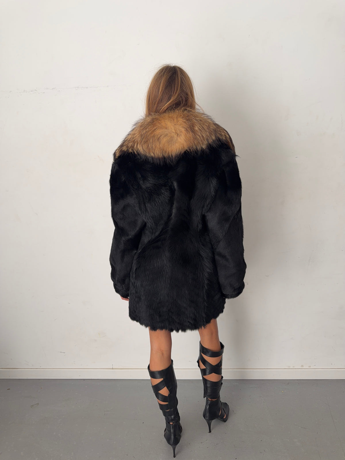 real fur coat