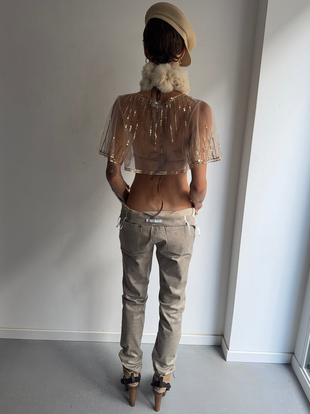 bolero and jeans