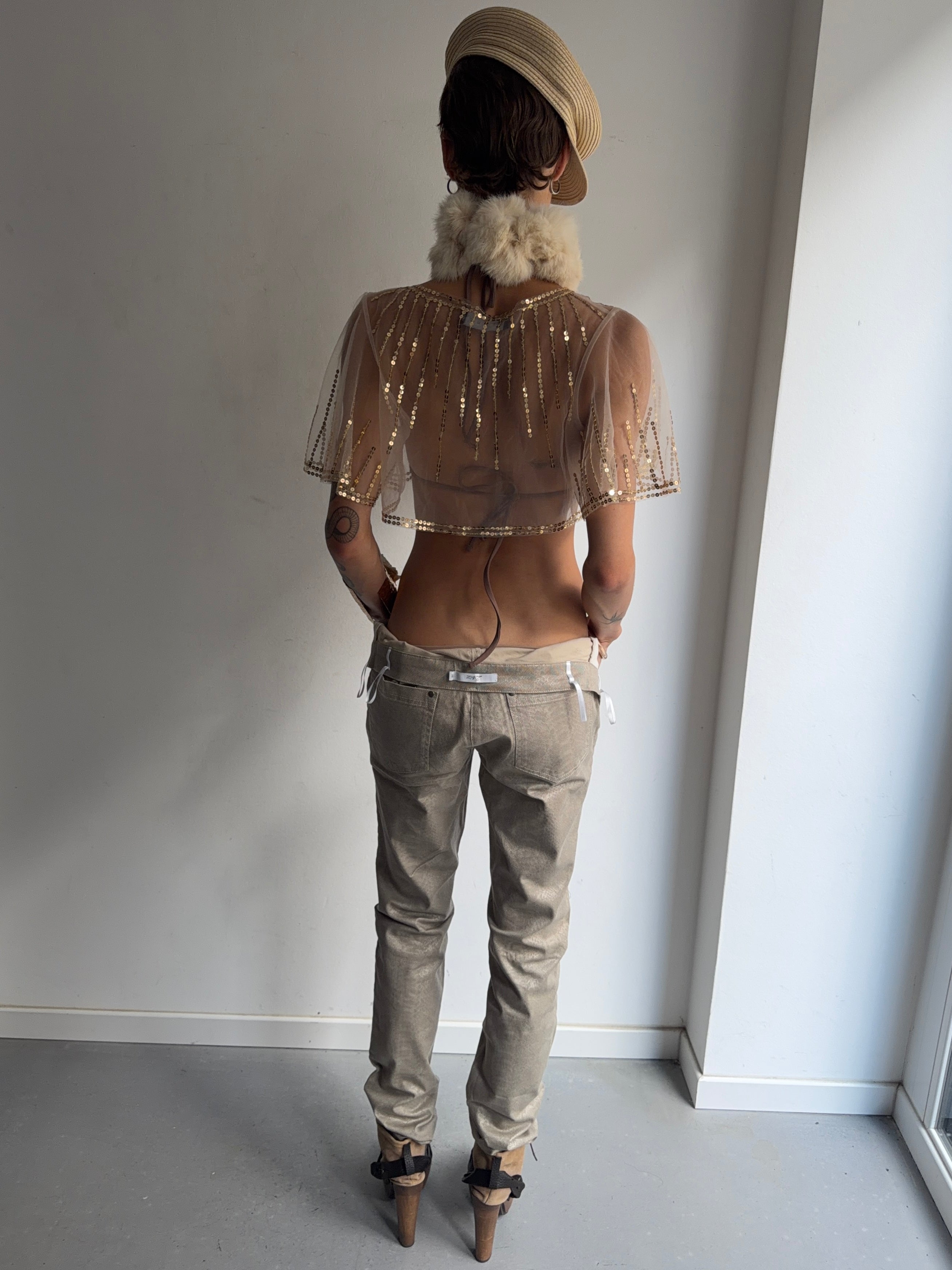 bolero and jeans