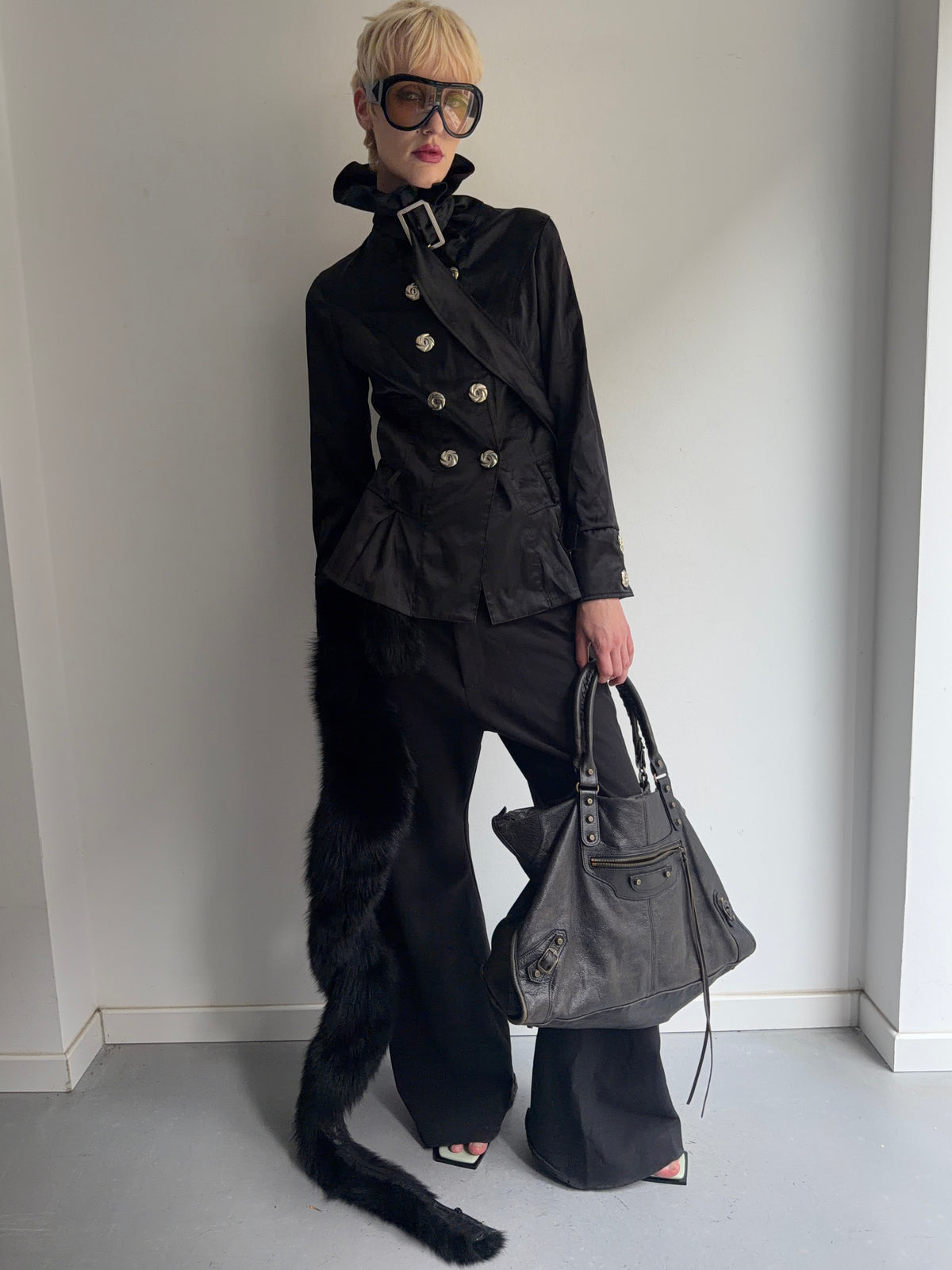 jacket with belt