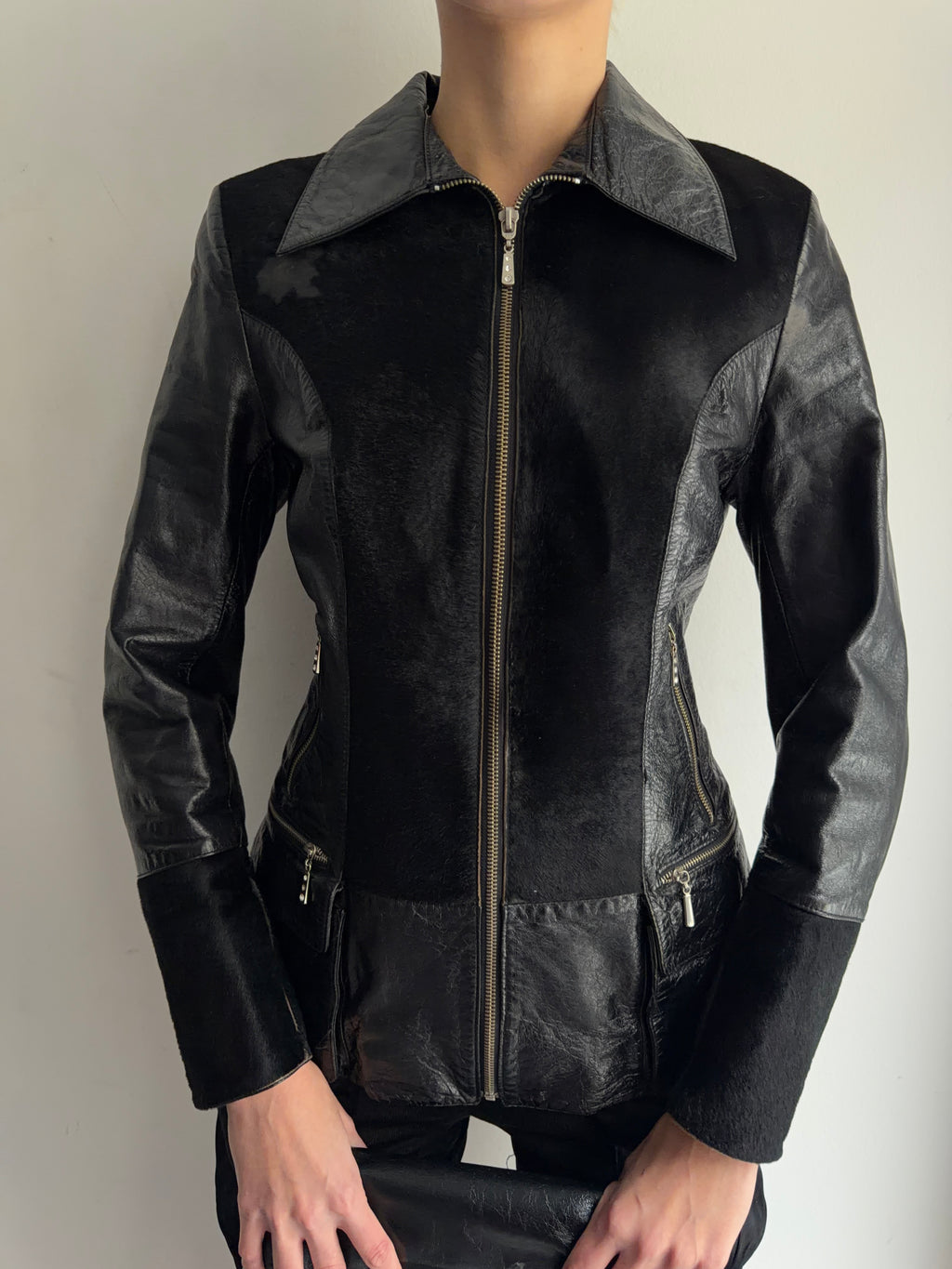 real leather jacket