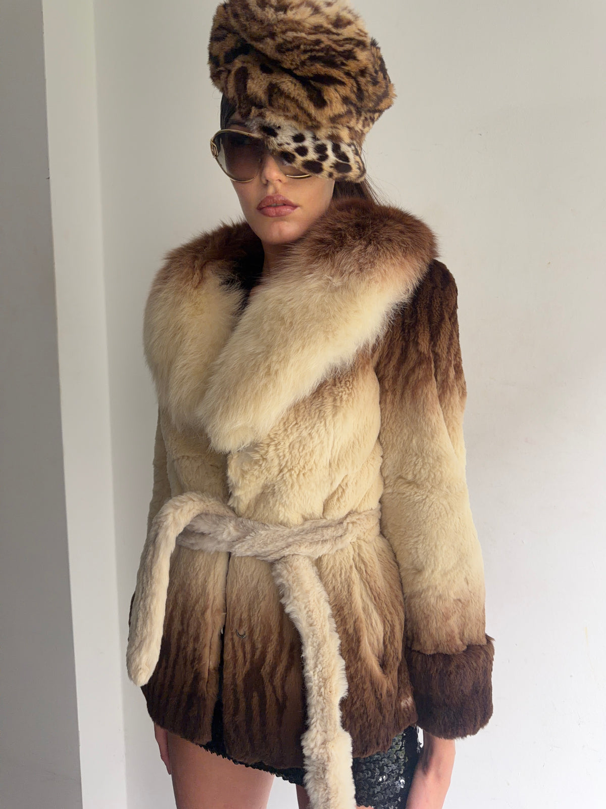 real fur coat