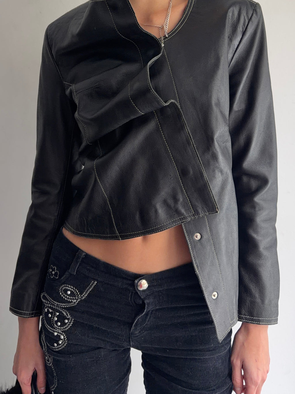 real leather jacket