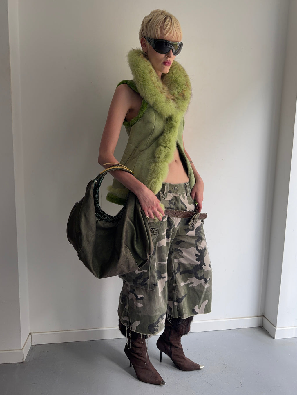 real fur vest