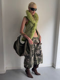real fur vest