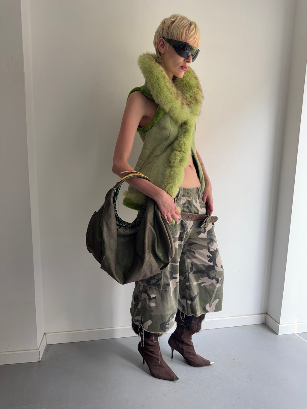 real fur vest