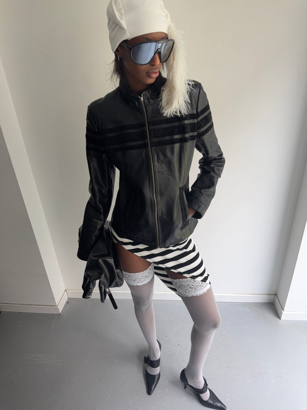 real leather jacket