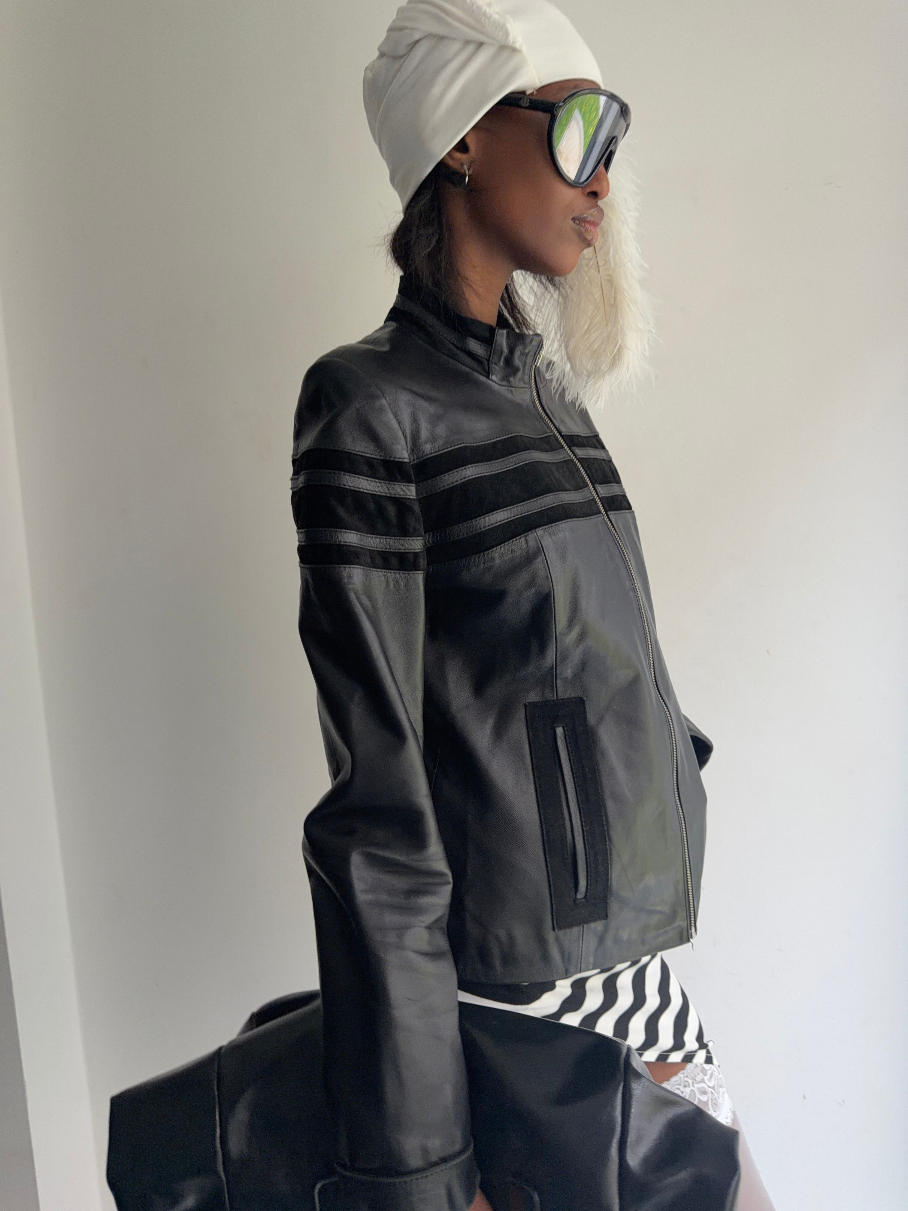 real leather jacket