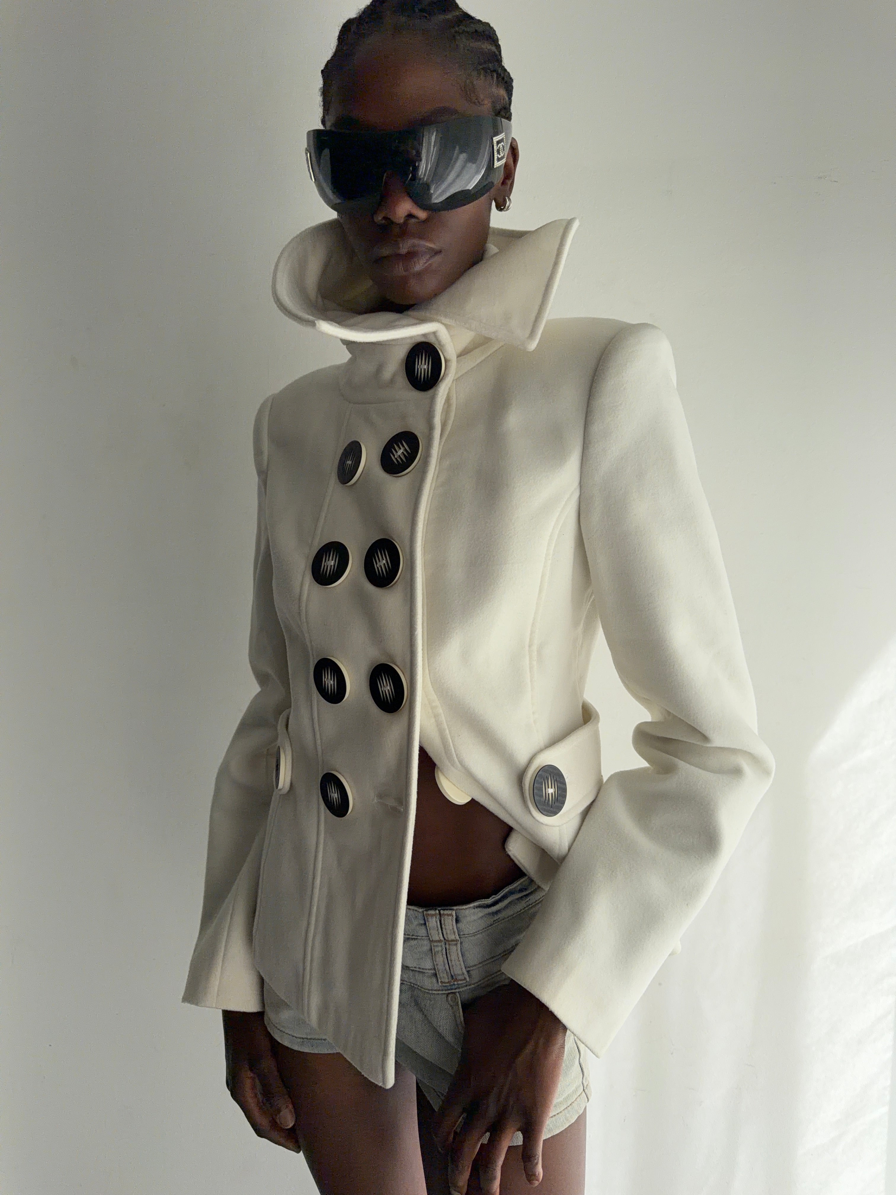 white jacket