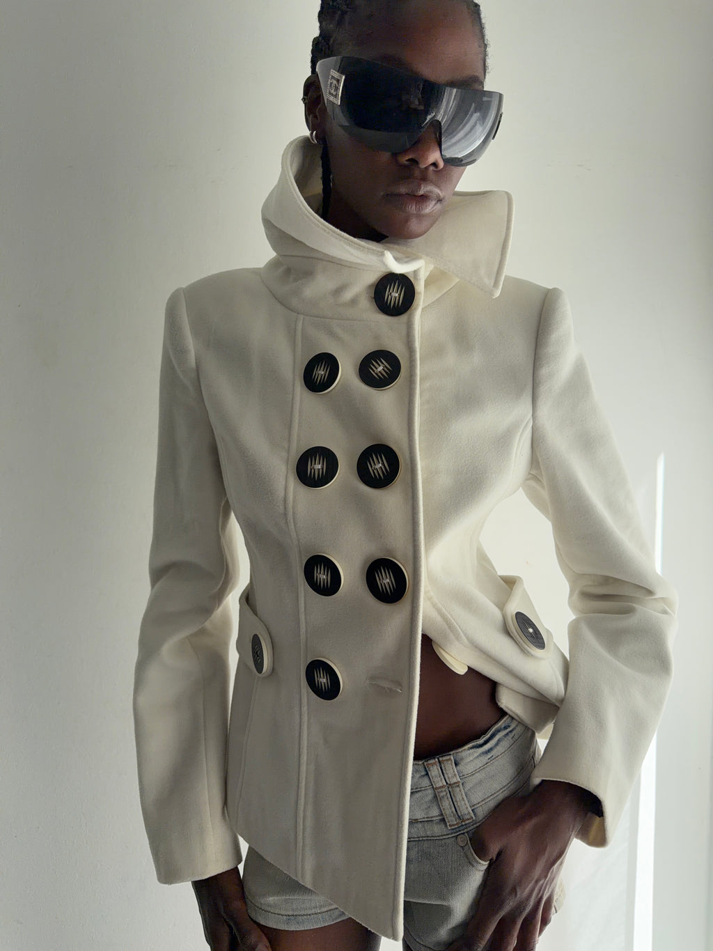 white jacket