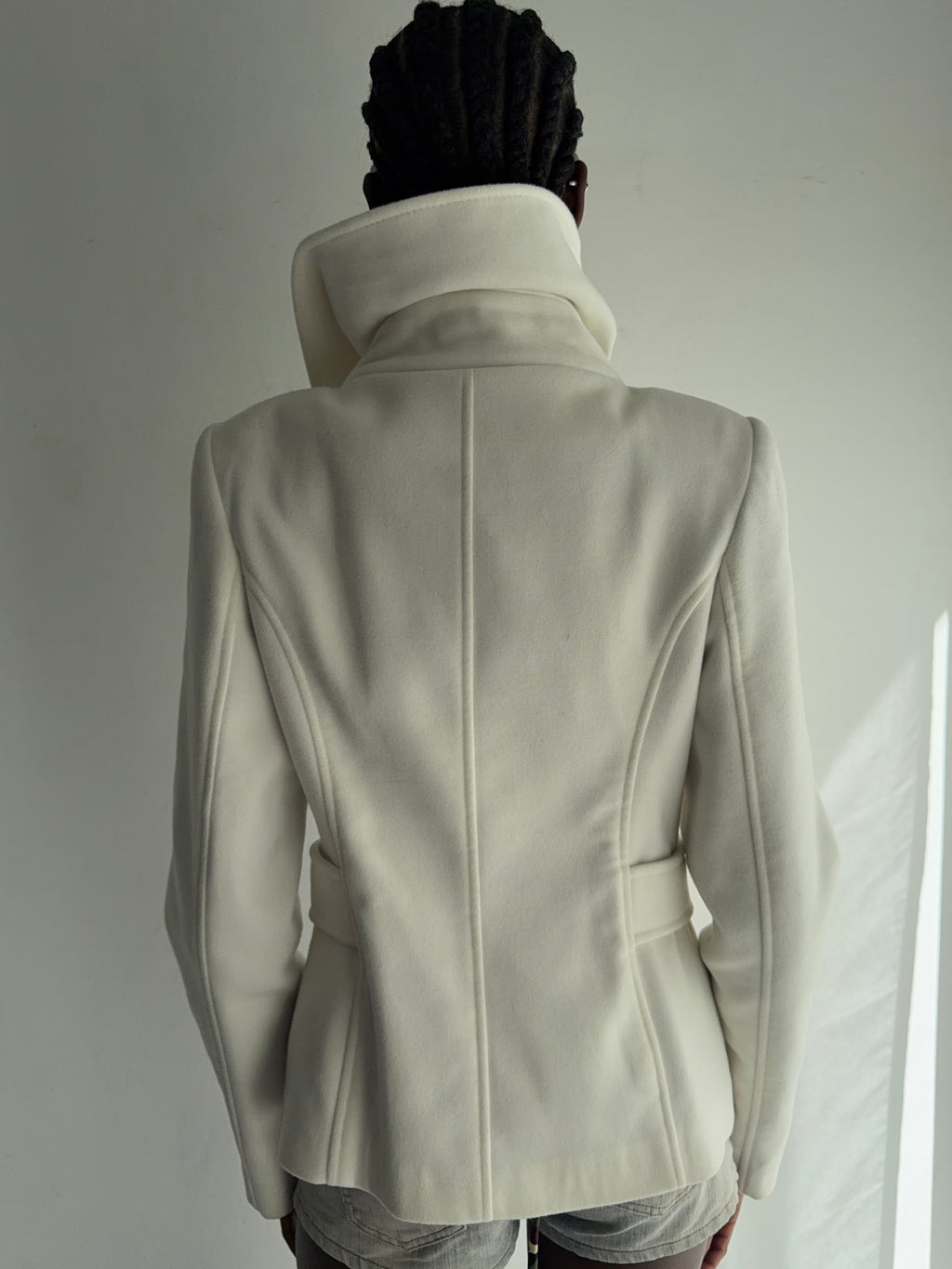 white jacket