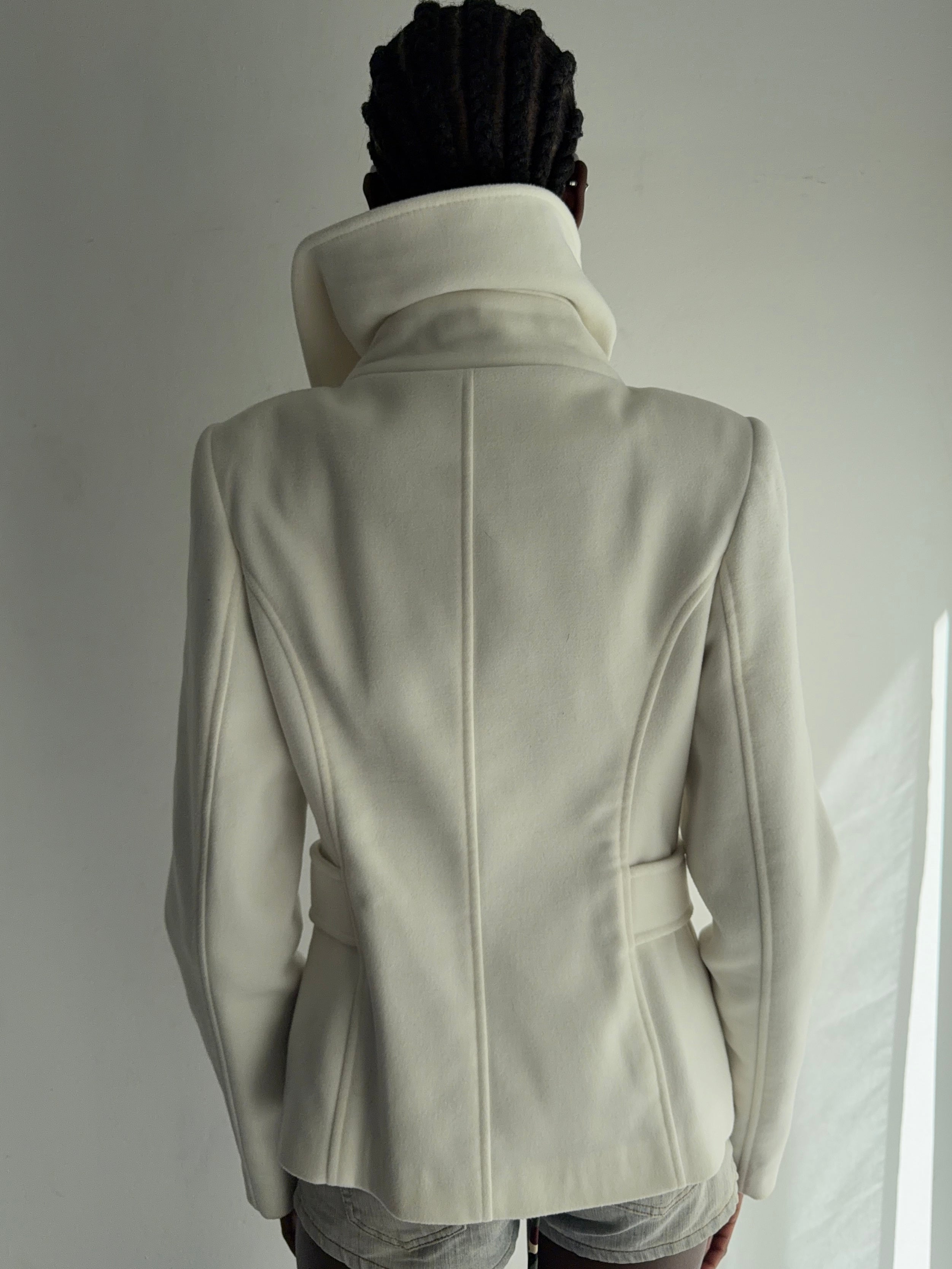white jacket