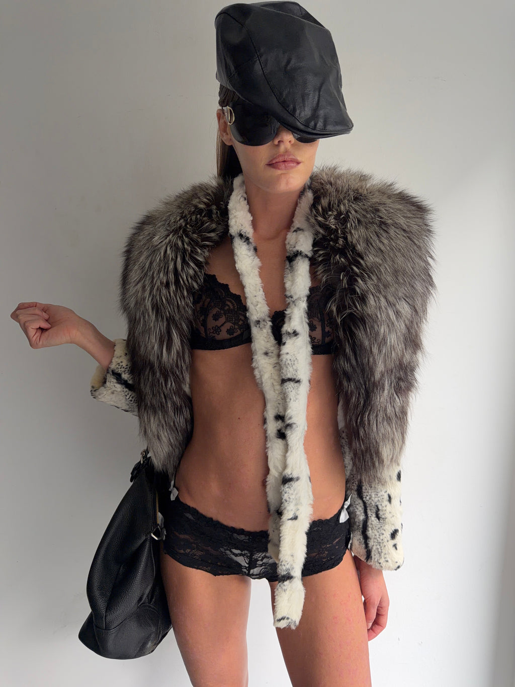 real fur coat