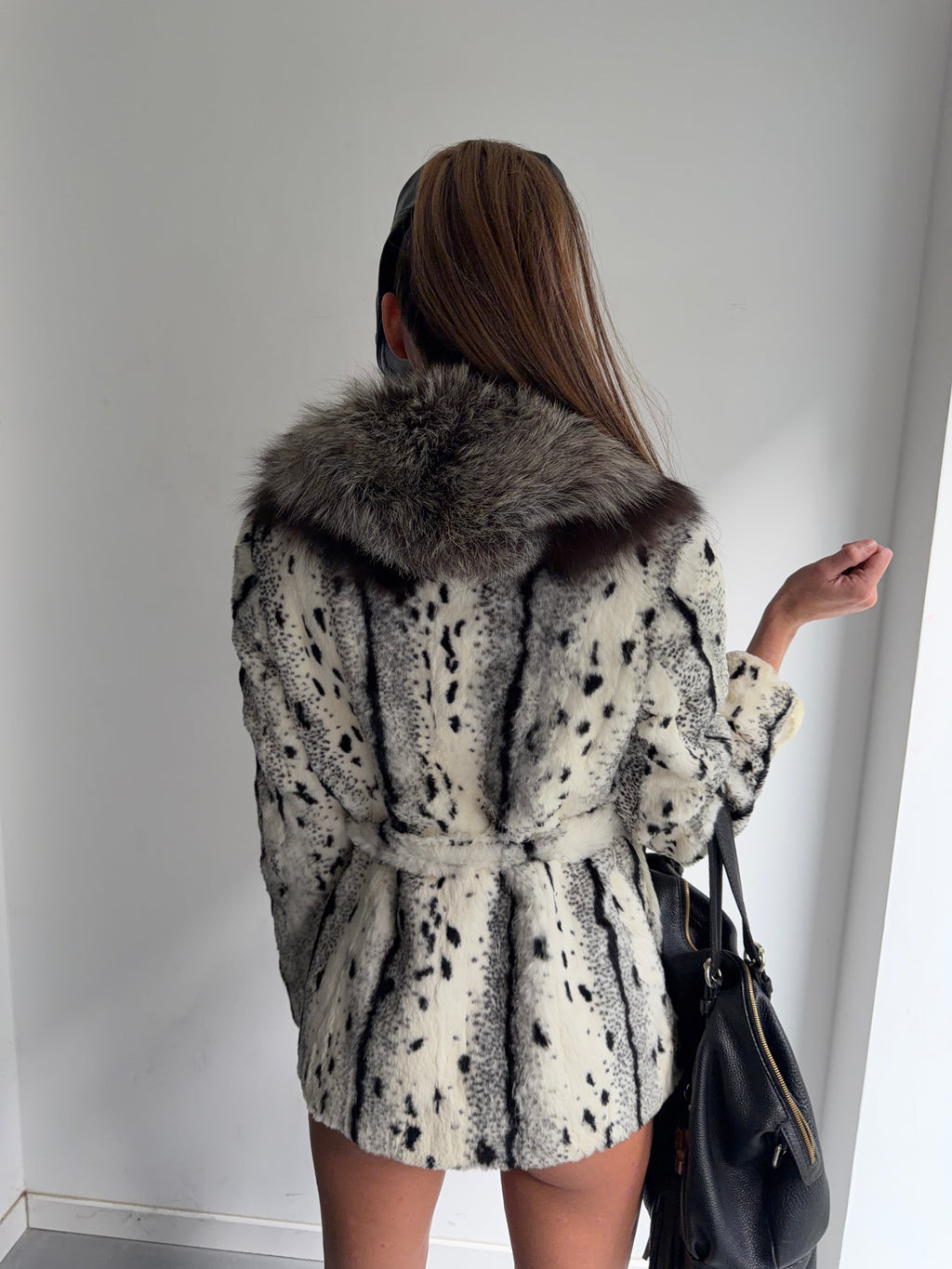 real fur coat