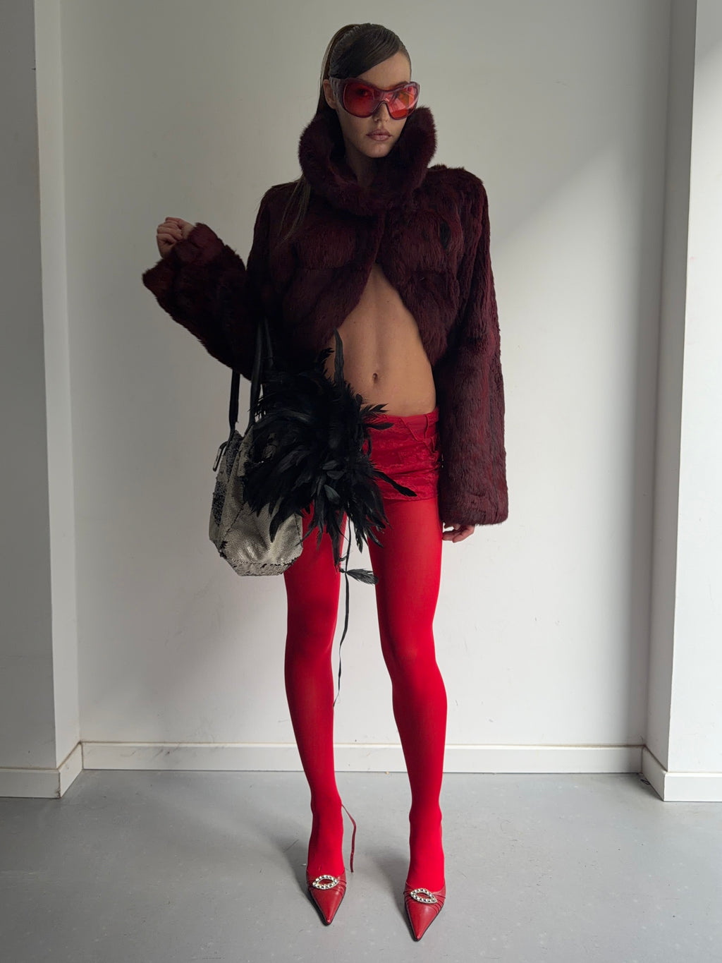 real fur coat
