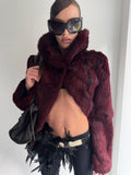 real fur coat