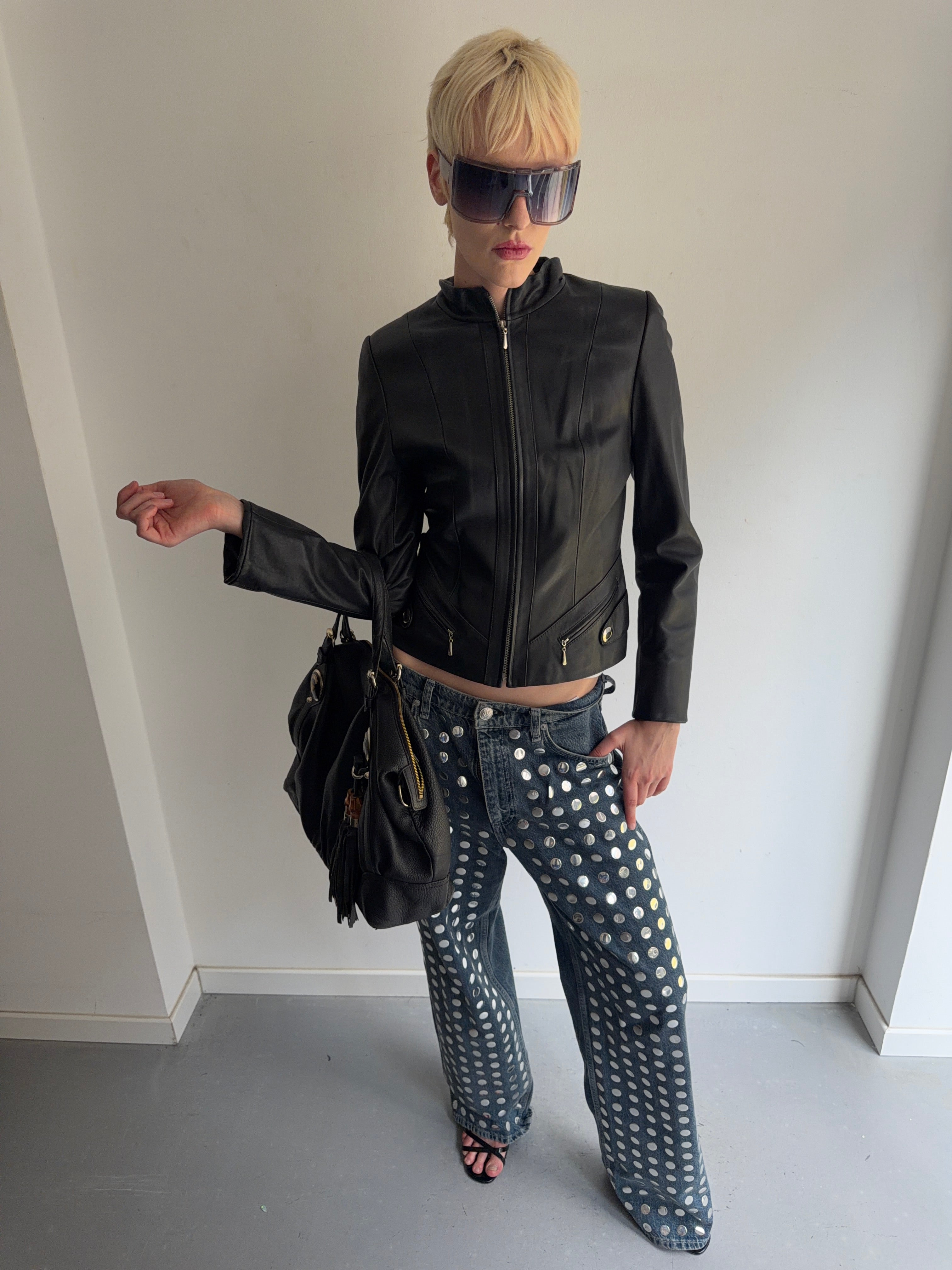 real leather jacket