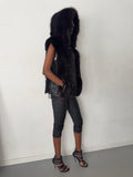 real fur vest
