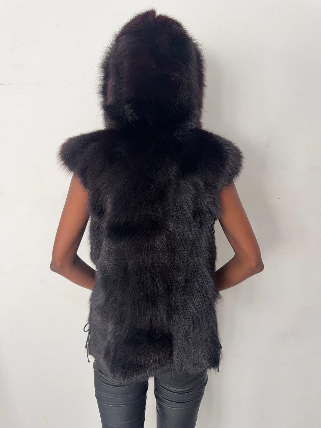 real fur vest