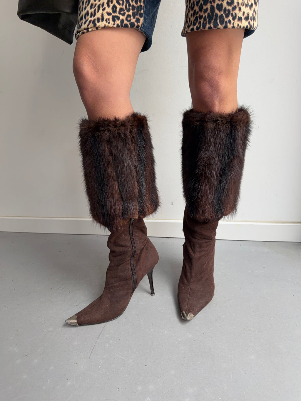 real fur heels(39)