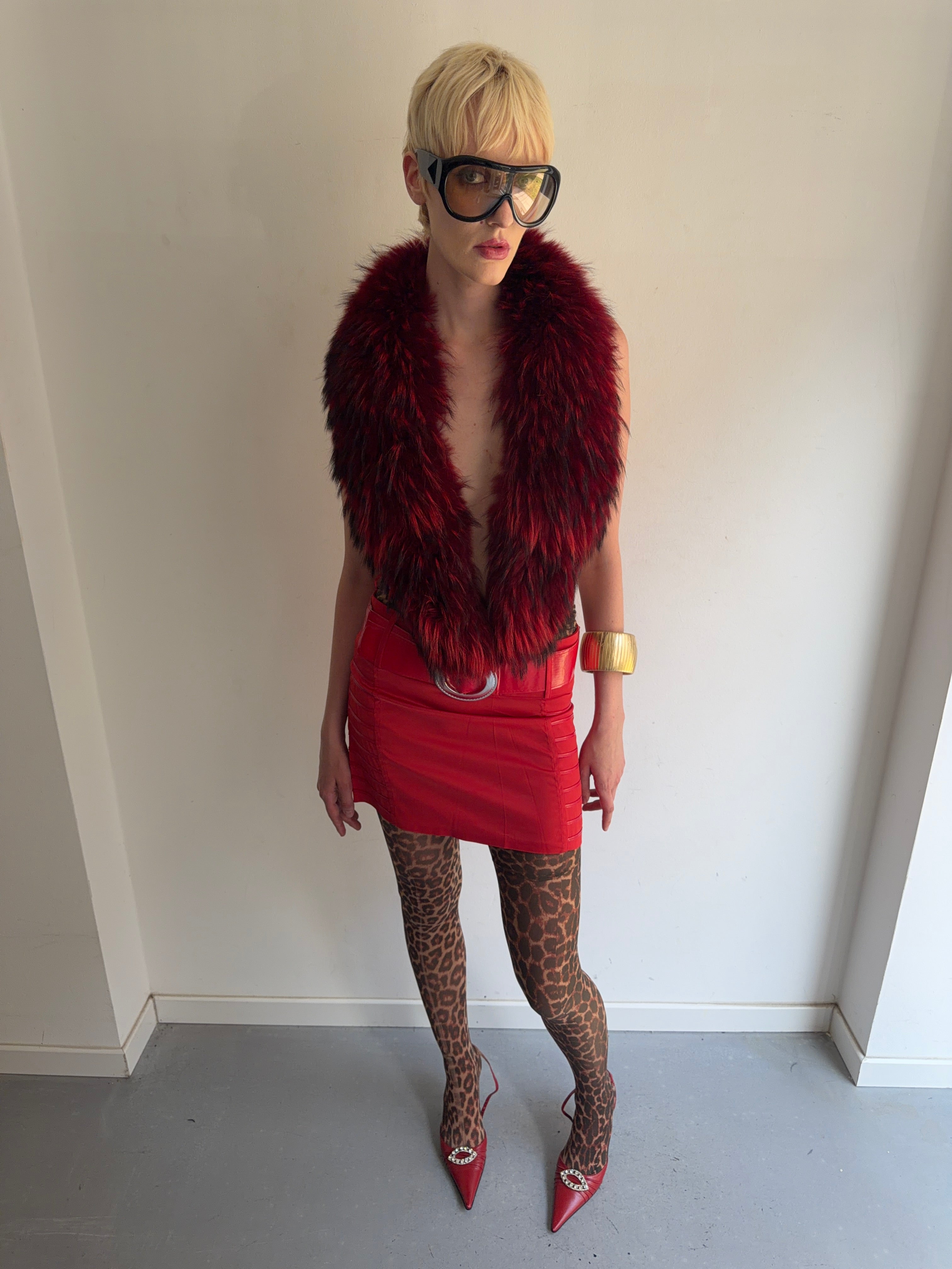skirt with belt