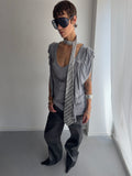 blouse with chains