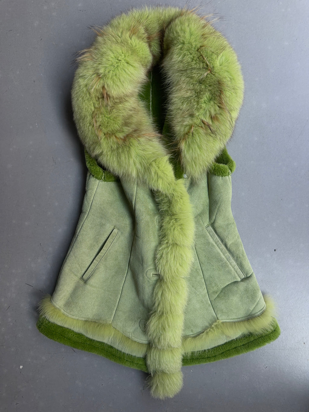 real fur vest