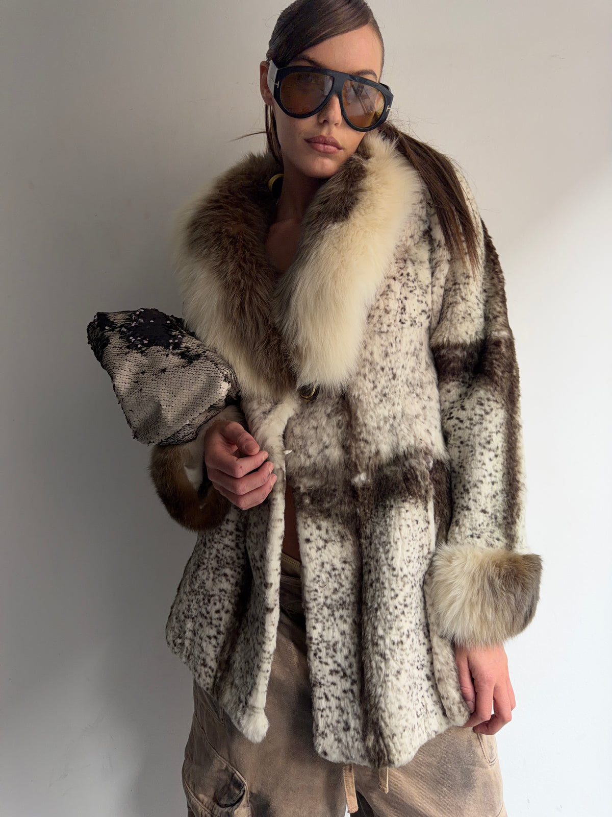 real fur coat