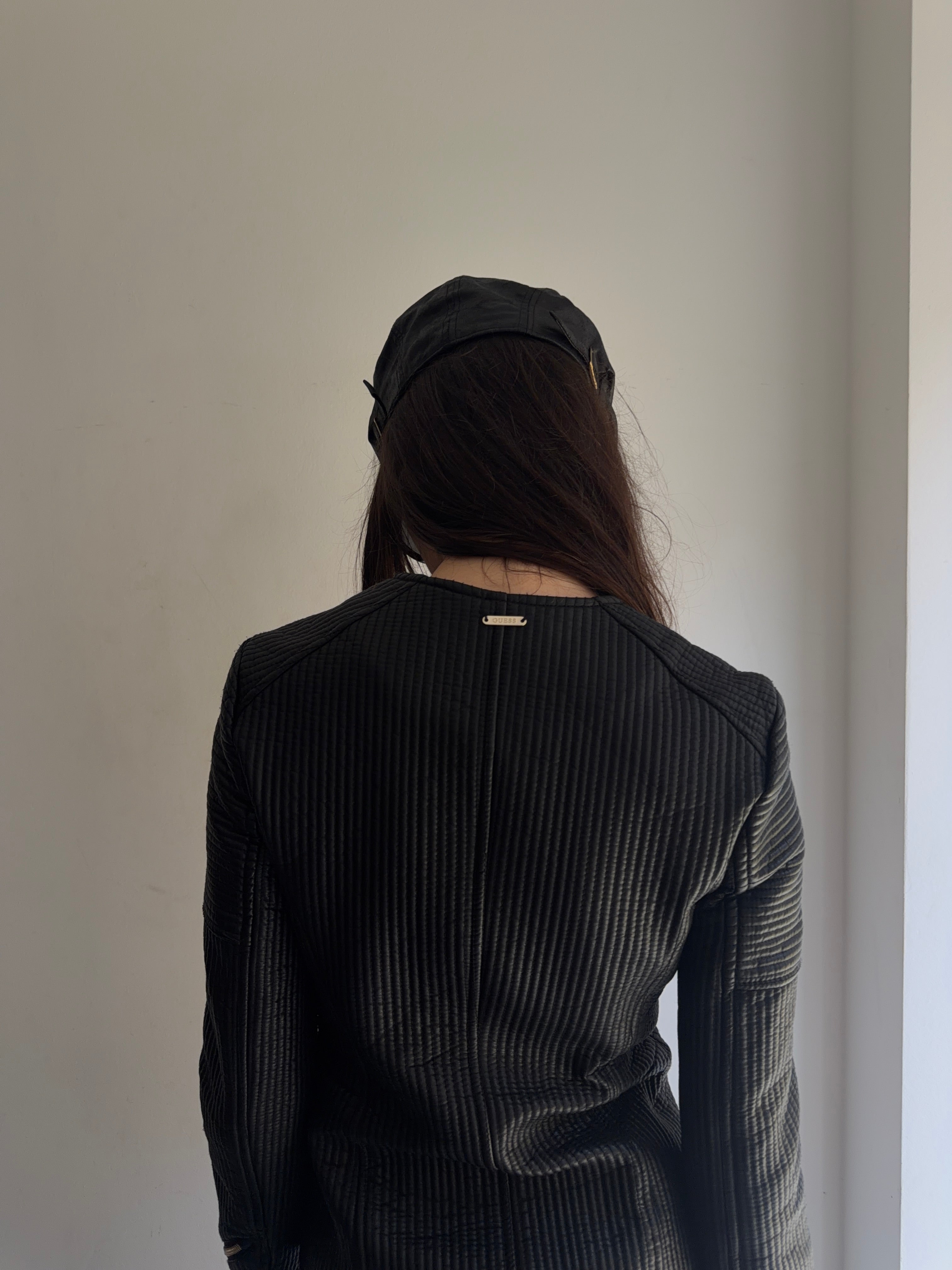 guess real leather jacket