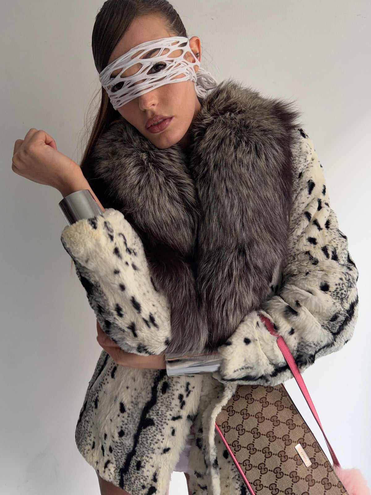 real fur coat
