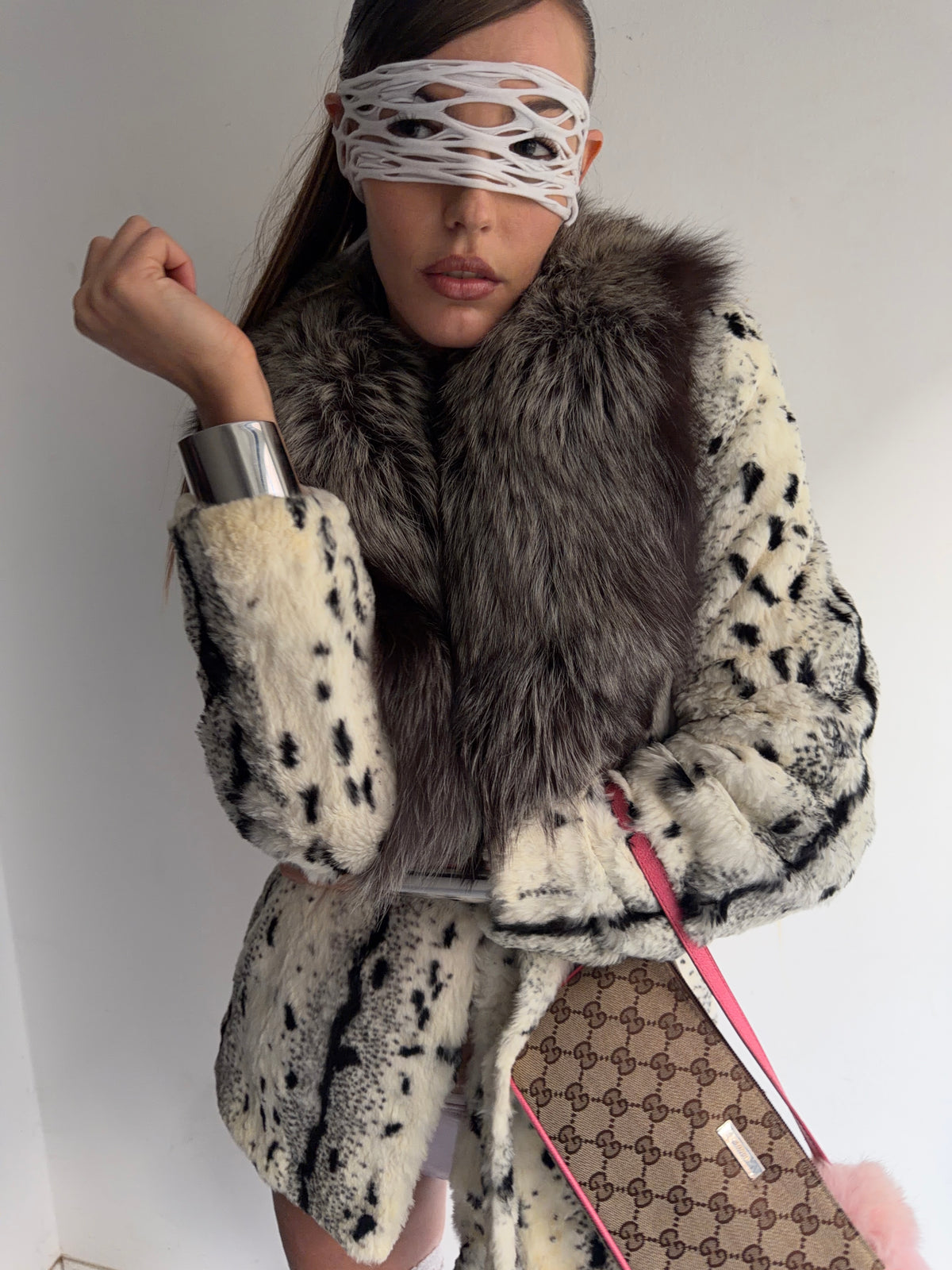 real fur coat