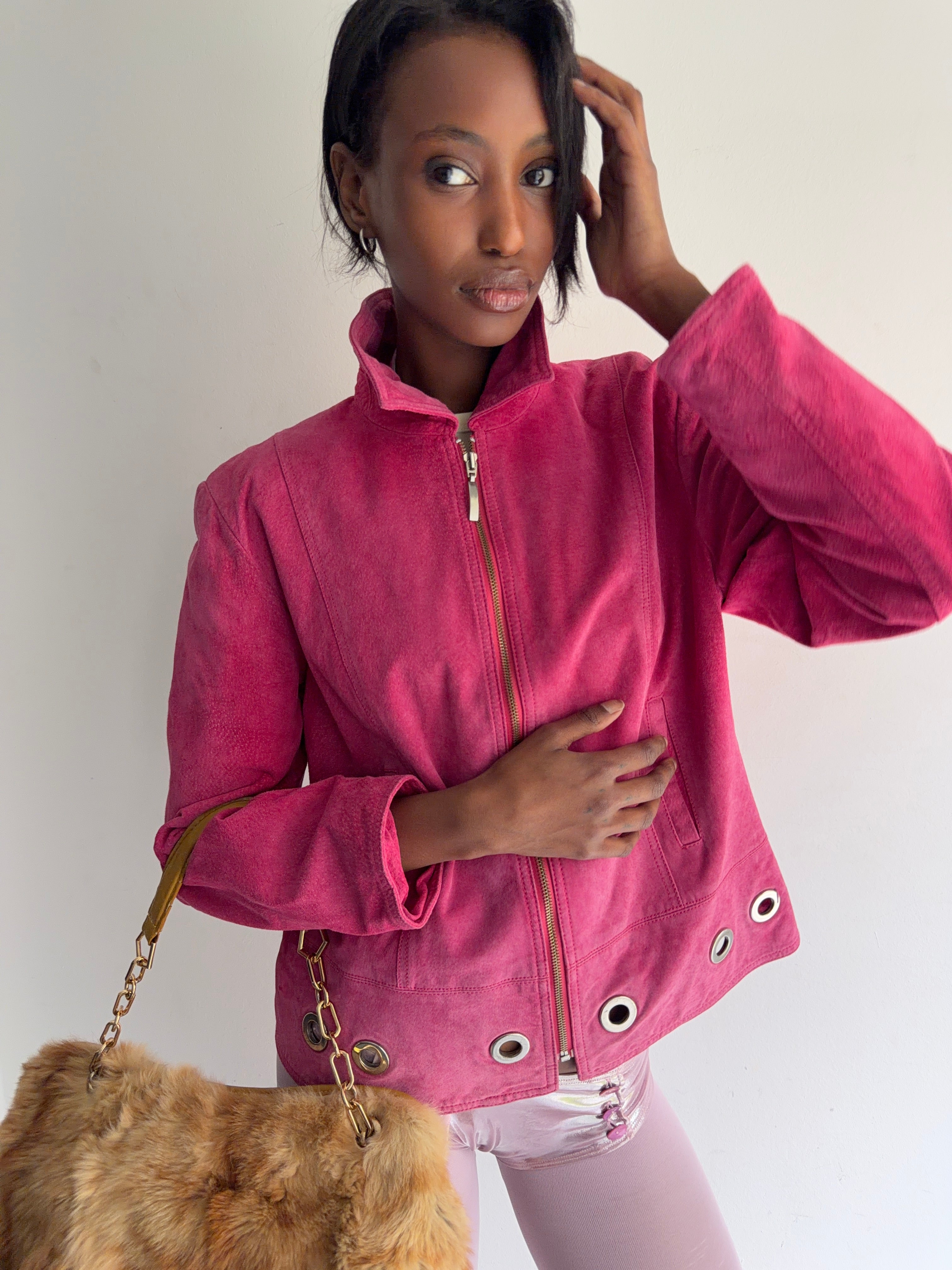 real leather jacket