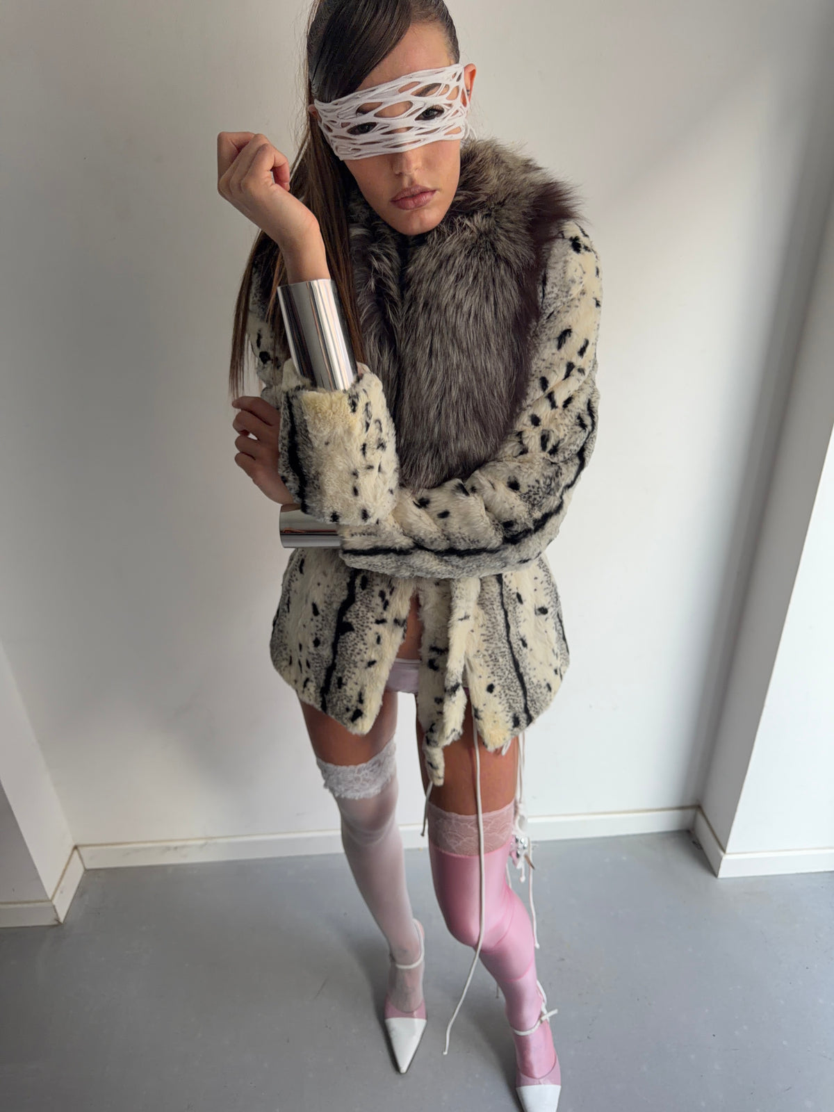 real fur coat