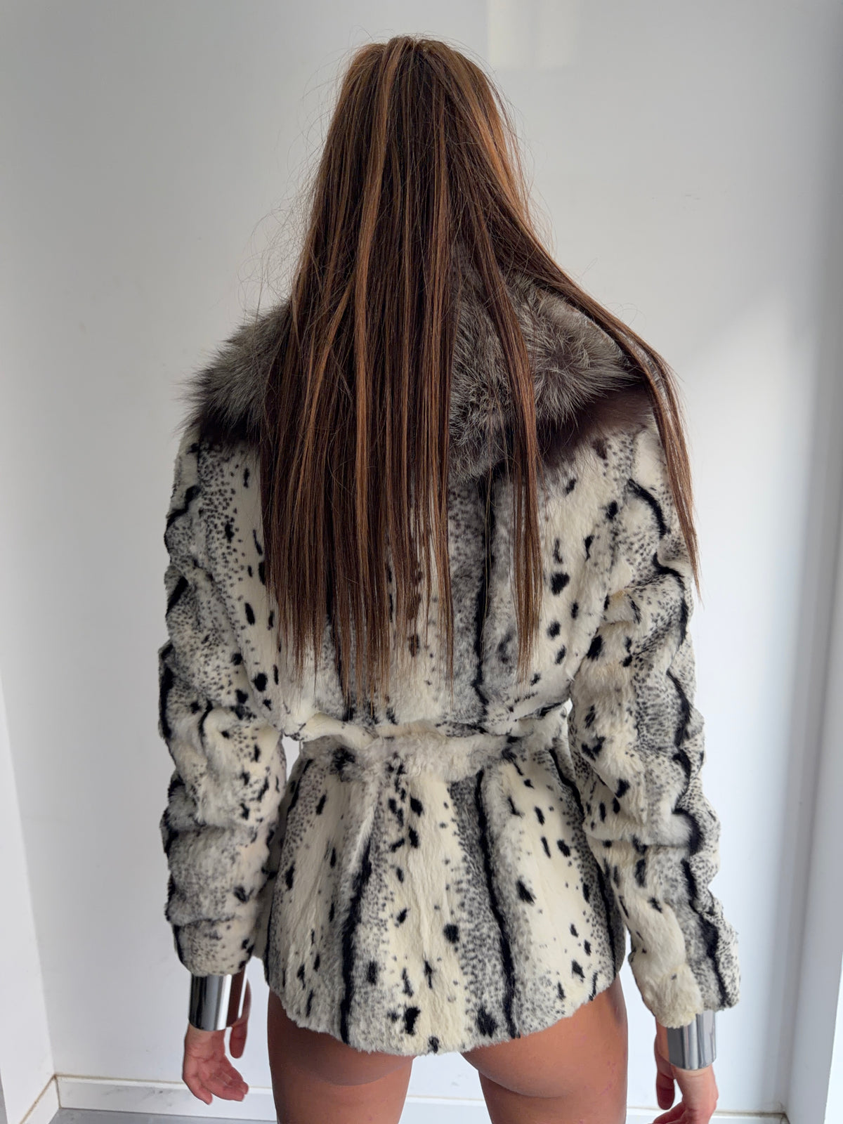 real fur coat