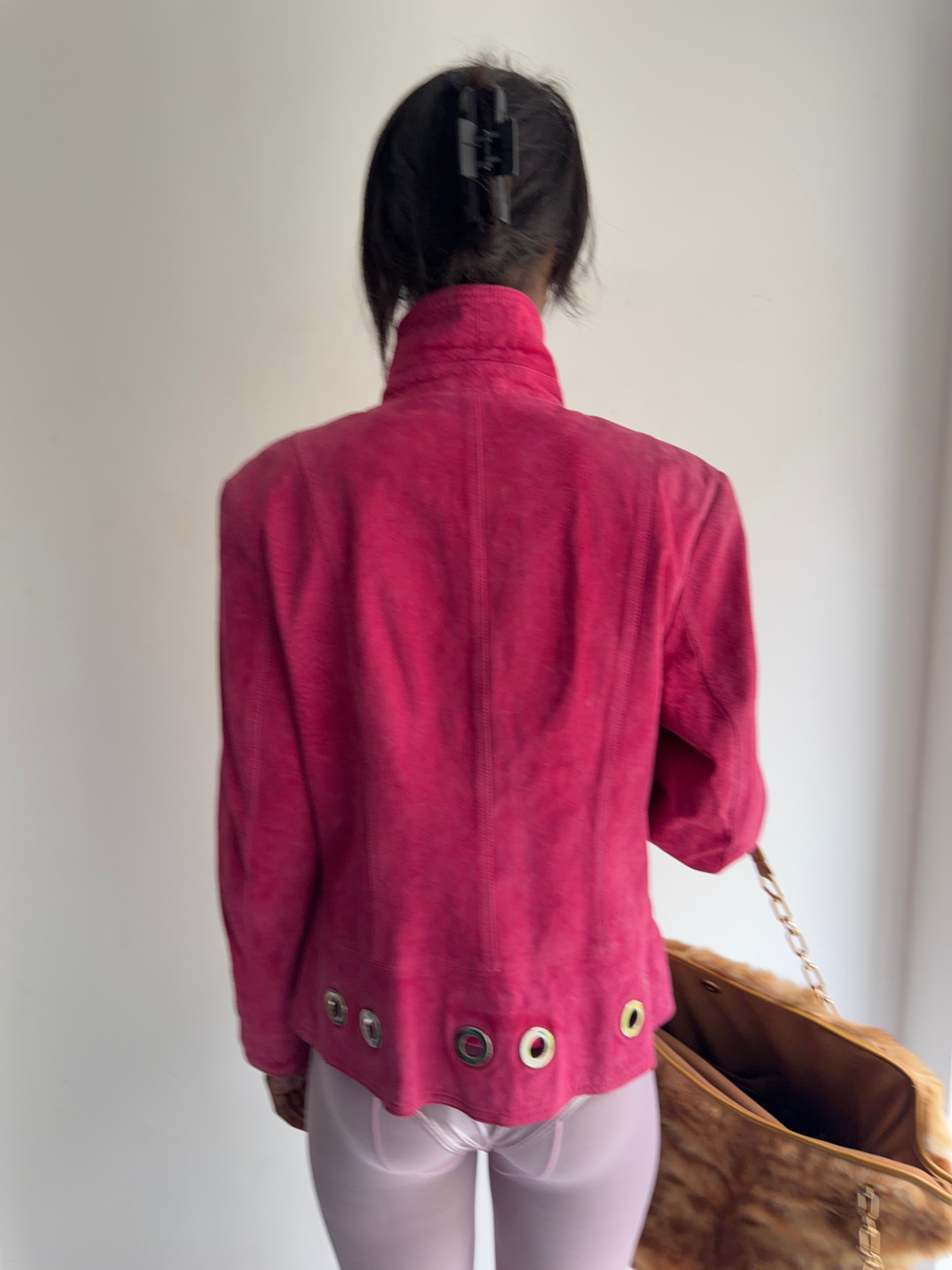 real leather jacket