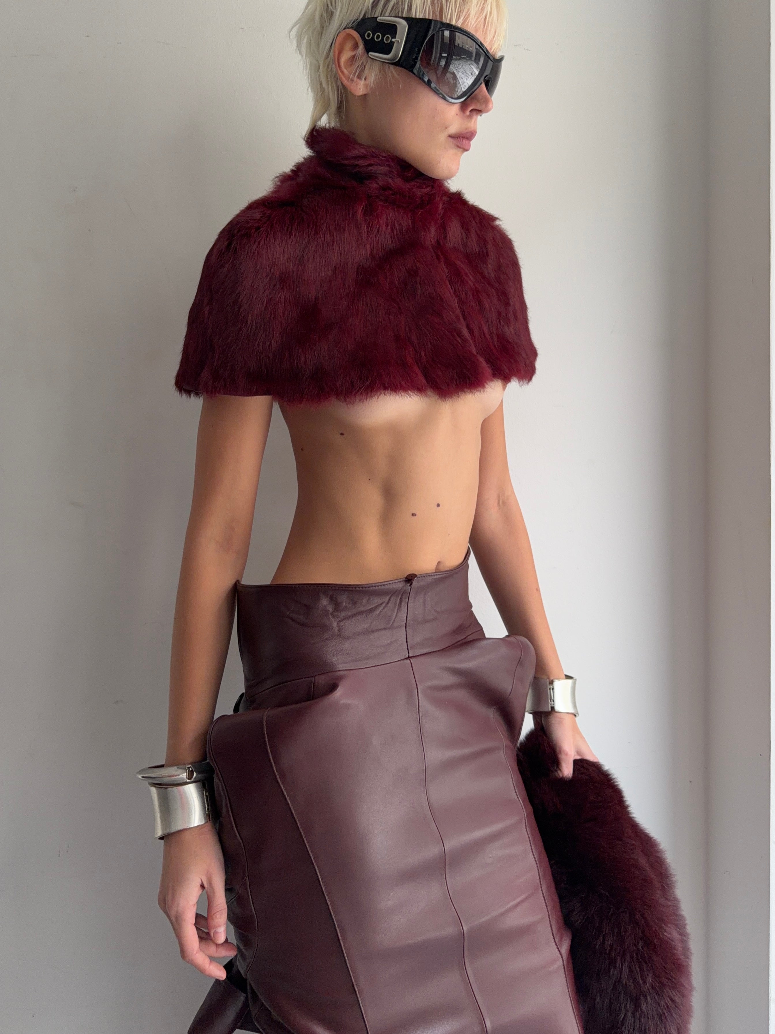 real fur top