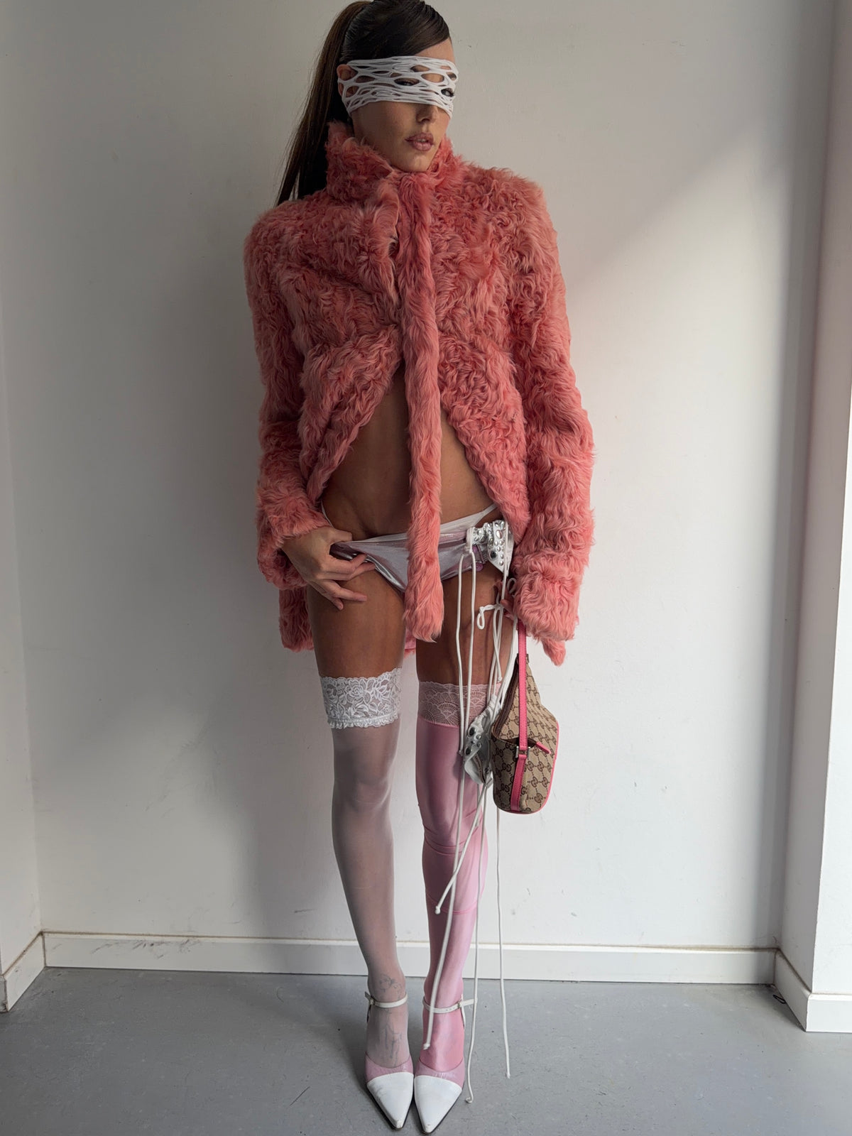 real fur coat