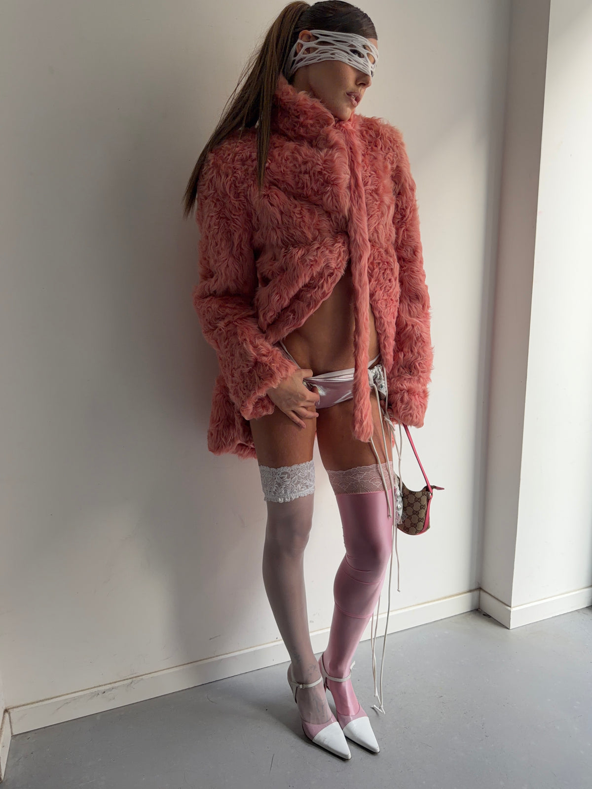 real fur coat