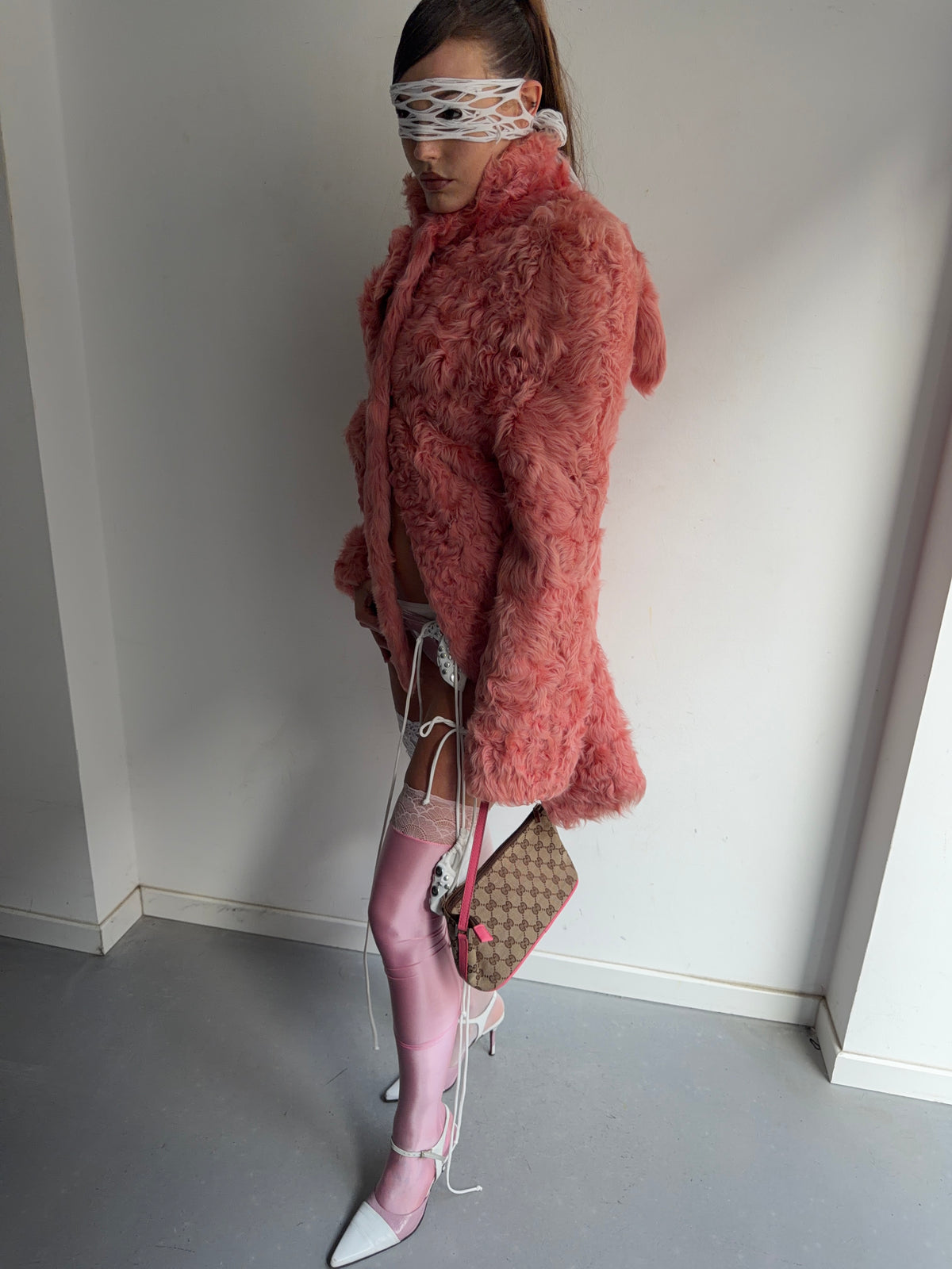real fur coat