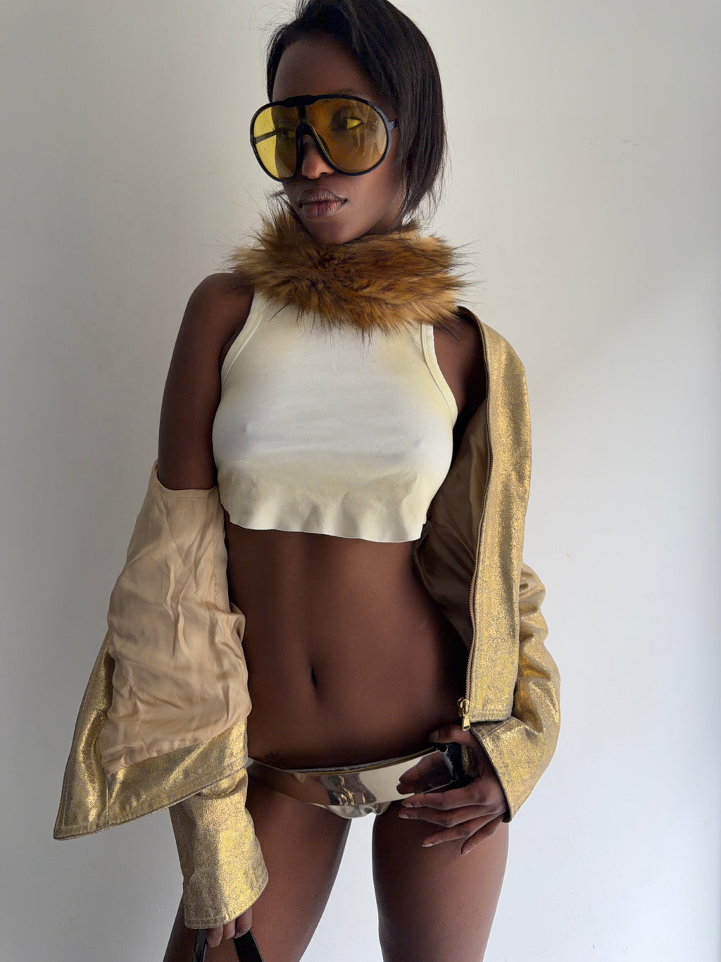 real leather jacket