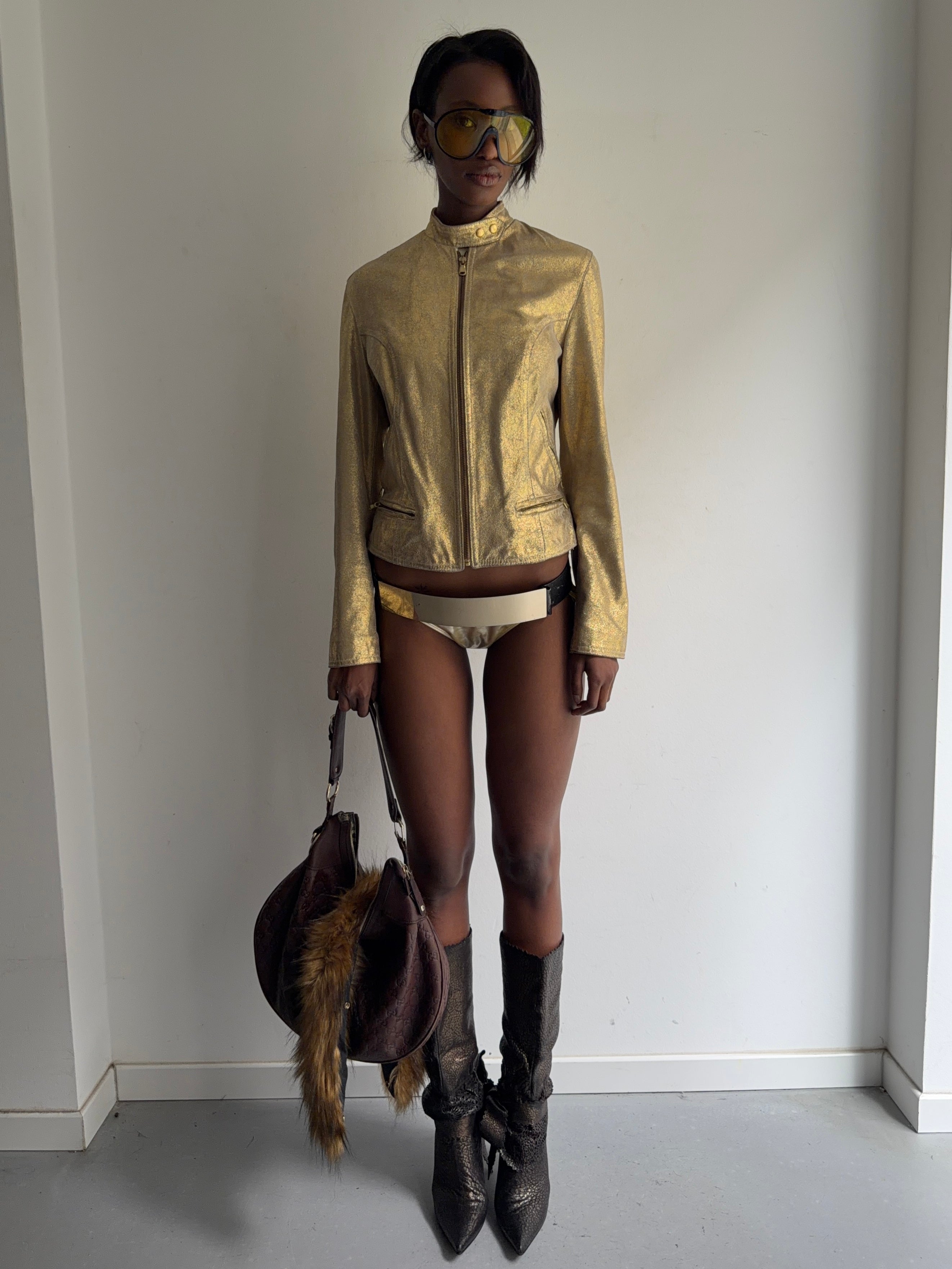 real leather jacket