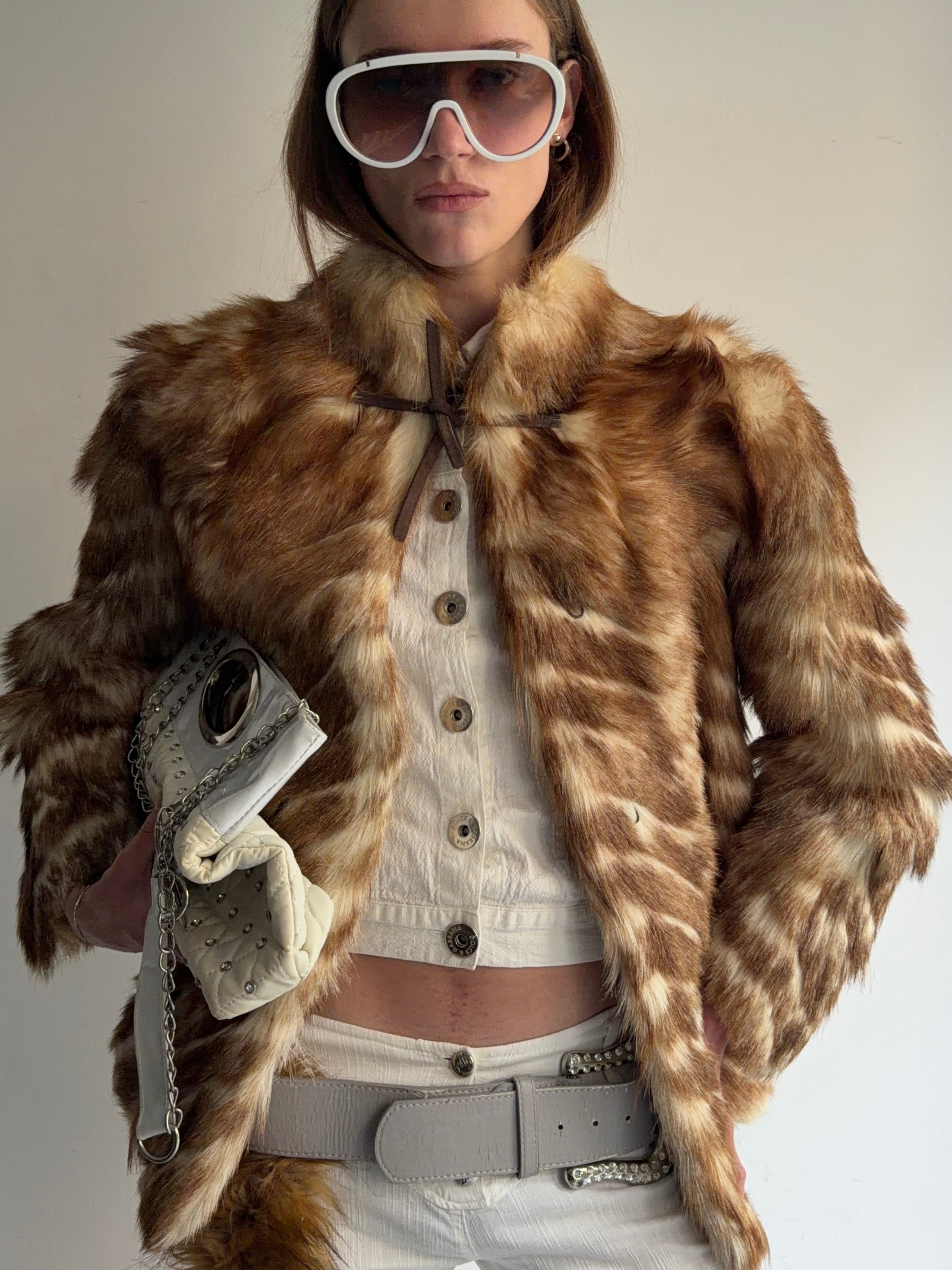 Real fur jacket